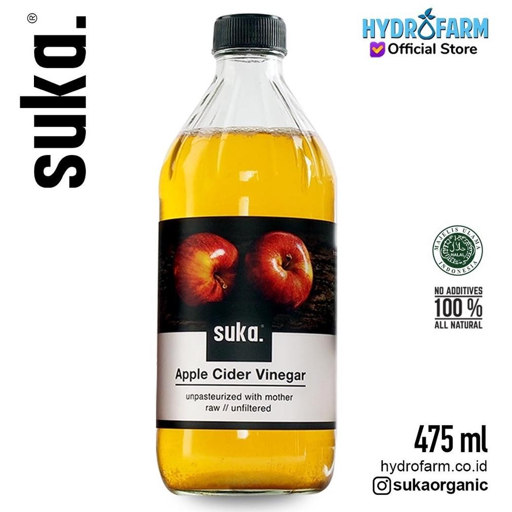 

Suka - Apple Cider Vinegar with Mother / Cuka Apel Asli (475ml)