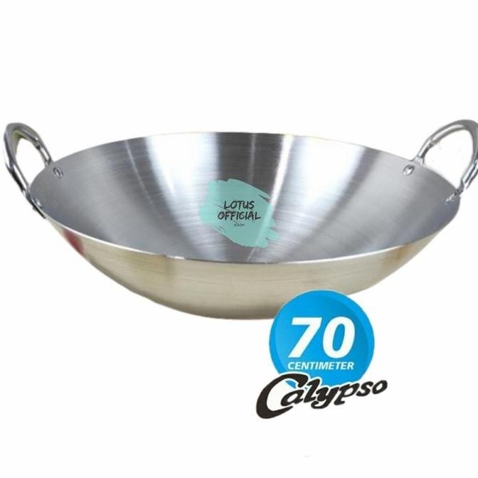 Calypso Wajan Kuali 70 cm Penggorengan Stainless Steel Ukuran 70cm HT