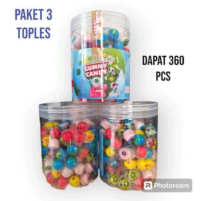 

PERMEN LUNAK MINI @120 CANDY GUMMY LUNAK - PERMEN VIRAL CANDY FOOD Toples korea