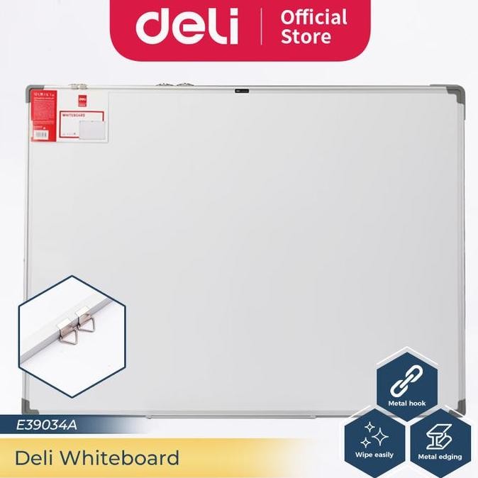 

Deli Papan Tulis Putih Gantung Magnetik Ukuran 90 x 120 cm E39034A