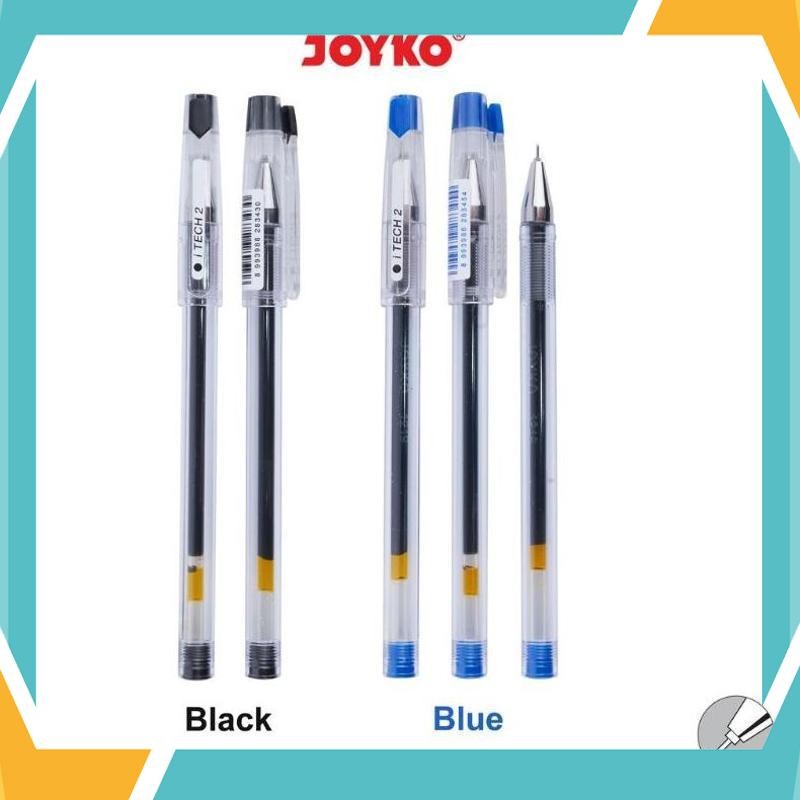 

Cuci Gudang 1 LUSIN GEL PEN JOYKO I TECH GP 266 / PULPEN GEL PEN I TECH 2 GP-266 0,28 MM DDH-85