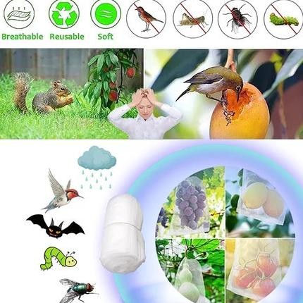 Promo Cod 100Pcs/200Pcs  Fruit Cover/Pembungkus Buah/Fruit Cover Anti Serangga/Kantong Jaring Pembun
