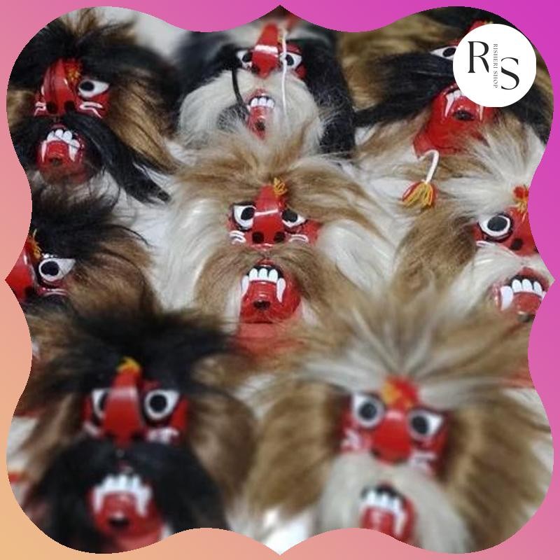 - Harga Diskon .. - BUJANG GANONG/GANONGAN GRADE A / Ganongan Jambul / topeng ganong pakem/ganongan 