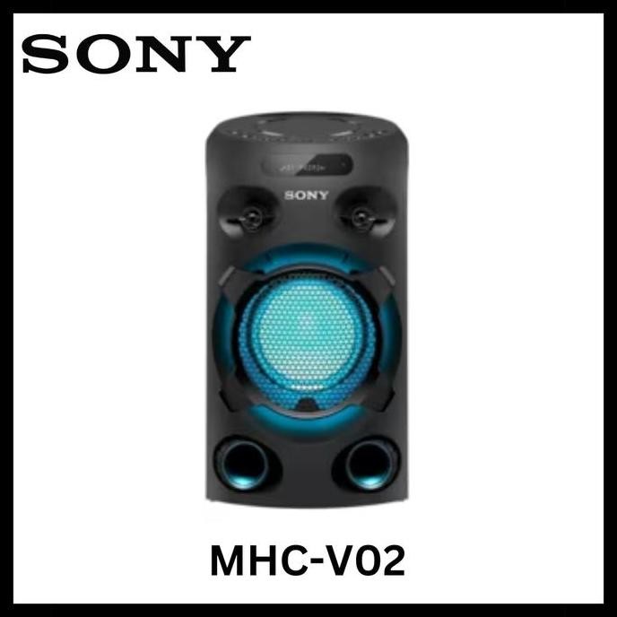SONY MHC-V02 HIGH POWER AUDIO SYSTEM WITH BLUETOOTH GARANSI RESMI