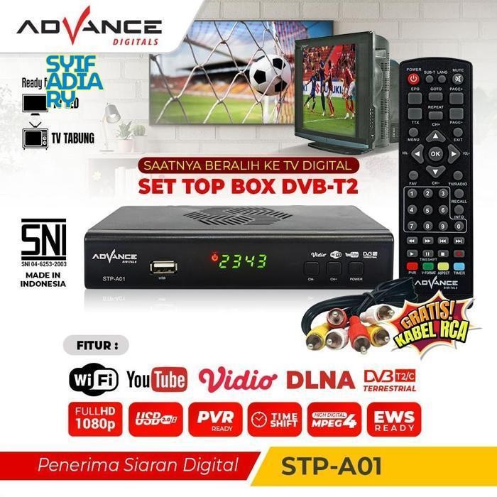 GB29 ZX41 er-79 Set Top Box TV Digital Receiver Penerima Siaran Full HD STB Wifi Bisa Youtube DVB-T2