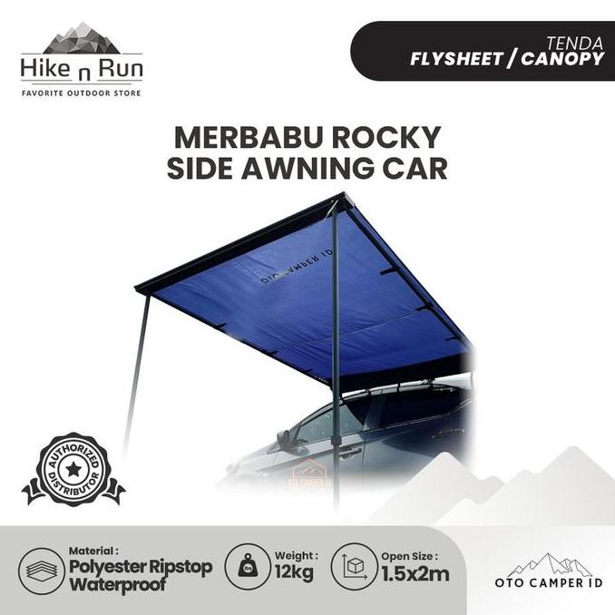 Kanopi Flysheet Mobil OTO CAMPER ID Merbabu Rocky Side Awning Car
