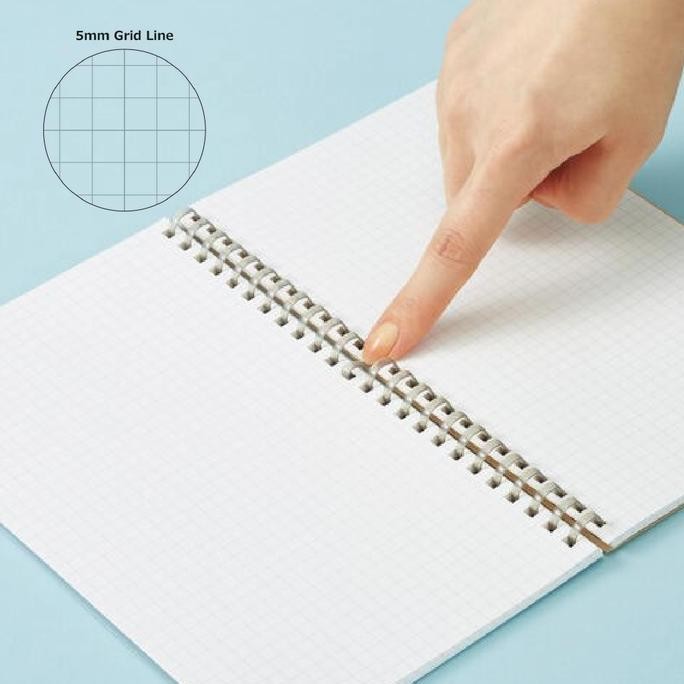 

BEBAS ONGKIR - Kokuyo Softring Notebook Penott B6 Grid 70 Sheets