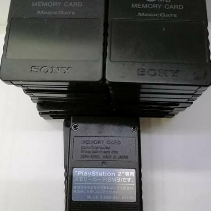MEMORY CARD PS2 MC PS2 ORIGINAL JAPAN 1000% PLUS SAVE TAMAT