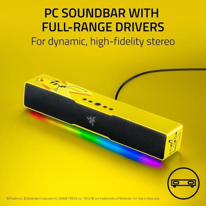Razer Leviathan V2 X | Chroma PC Gaming Soundbar - Pokemon Edition