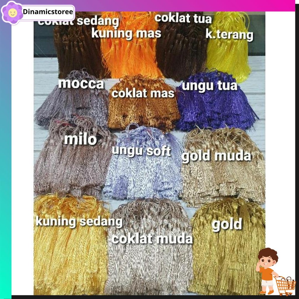 

New produk Tassel/Rumbai warna Per 100 pcs Part 1