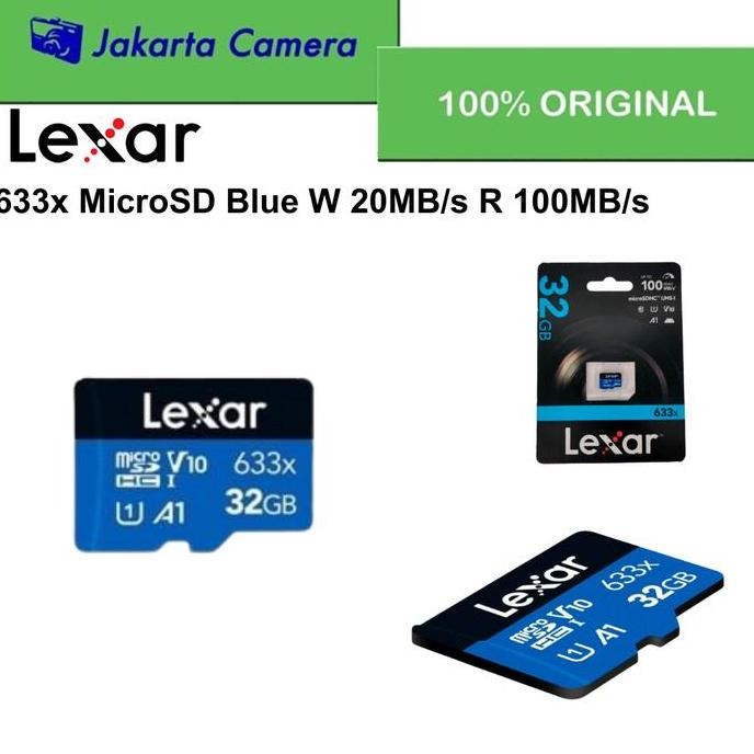 Lexar MicroSD Micro SD 633x SDXC 64gb 128gb 256gb