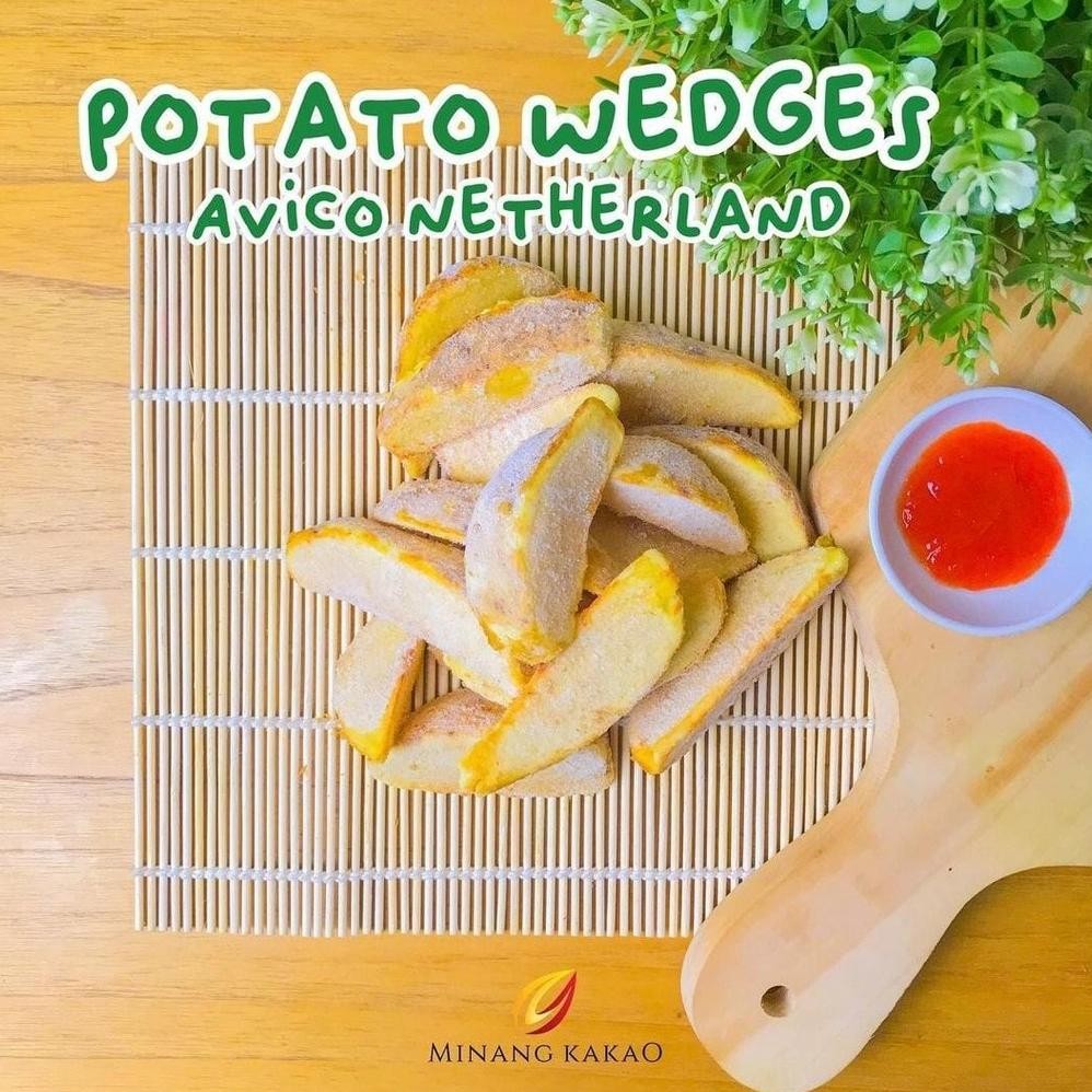 Kentang Goreng/Potato Mega Wedges/Frenchfries Aviko/Frozen Food Premium - 2,5Kg