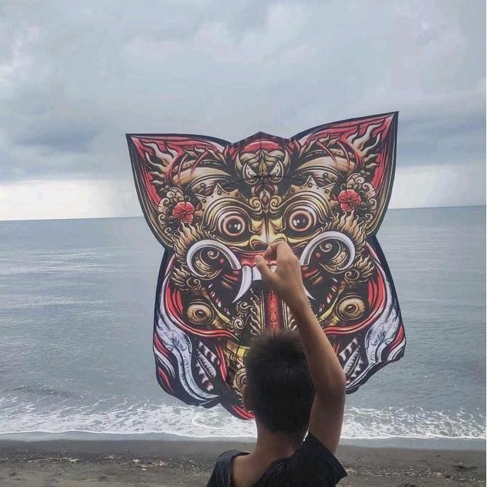 (Good) layangan celepuk rangda knock downt bali