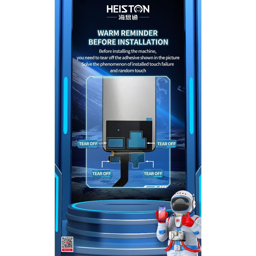 Heiston ~ Lcd Iphone Xr Hd+ / Fhd Fullsett Touchscreen