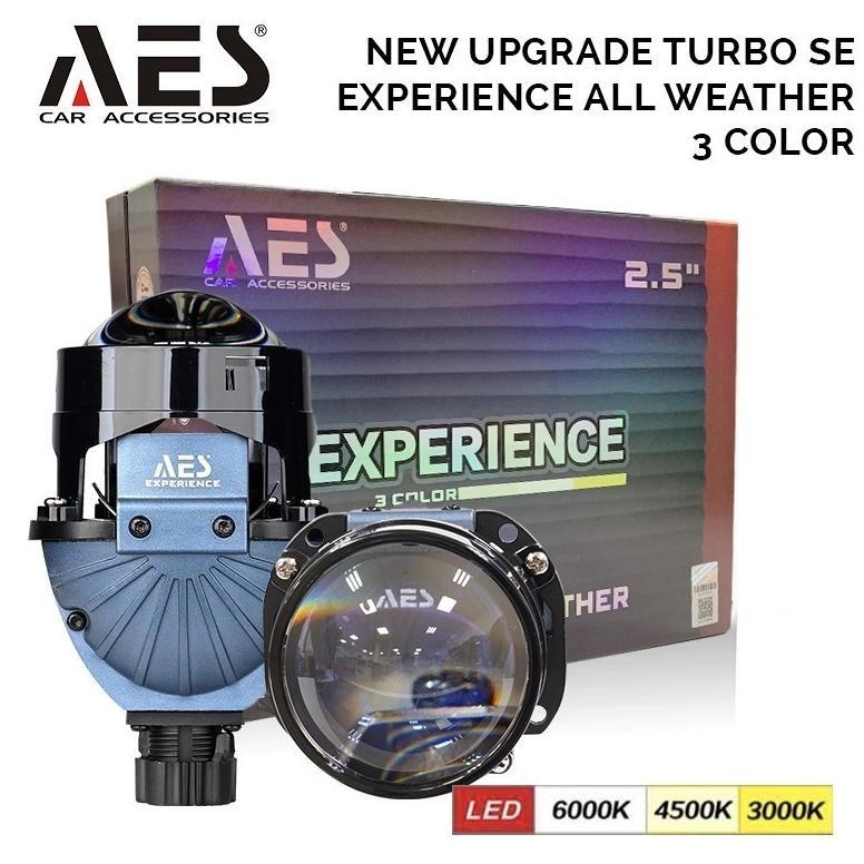 Biled Projector AES Turbo Se Experience 3 Warna ALL WHEATHER 3 Colour Gen 3 AES Turbo Se Upgrade