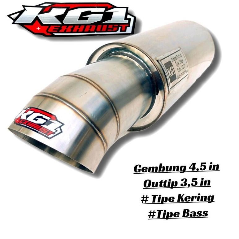 Muffler Knalpot Mobil Racing bas Kering Original prodack kg1 omega JS Racing Hks Murah mobil bensin 