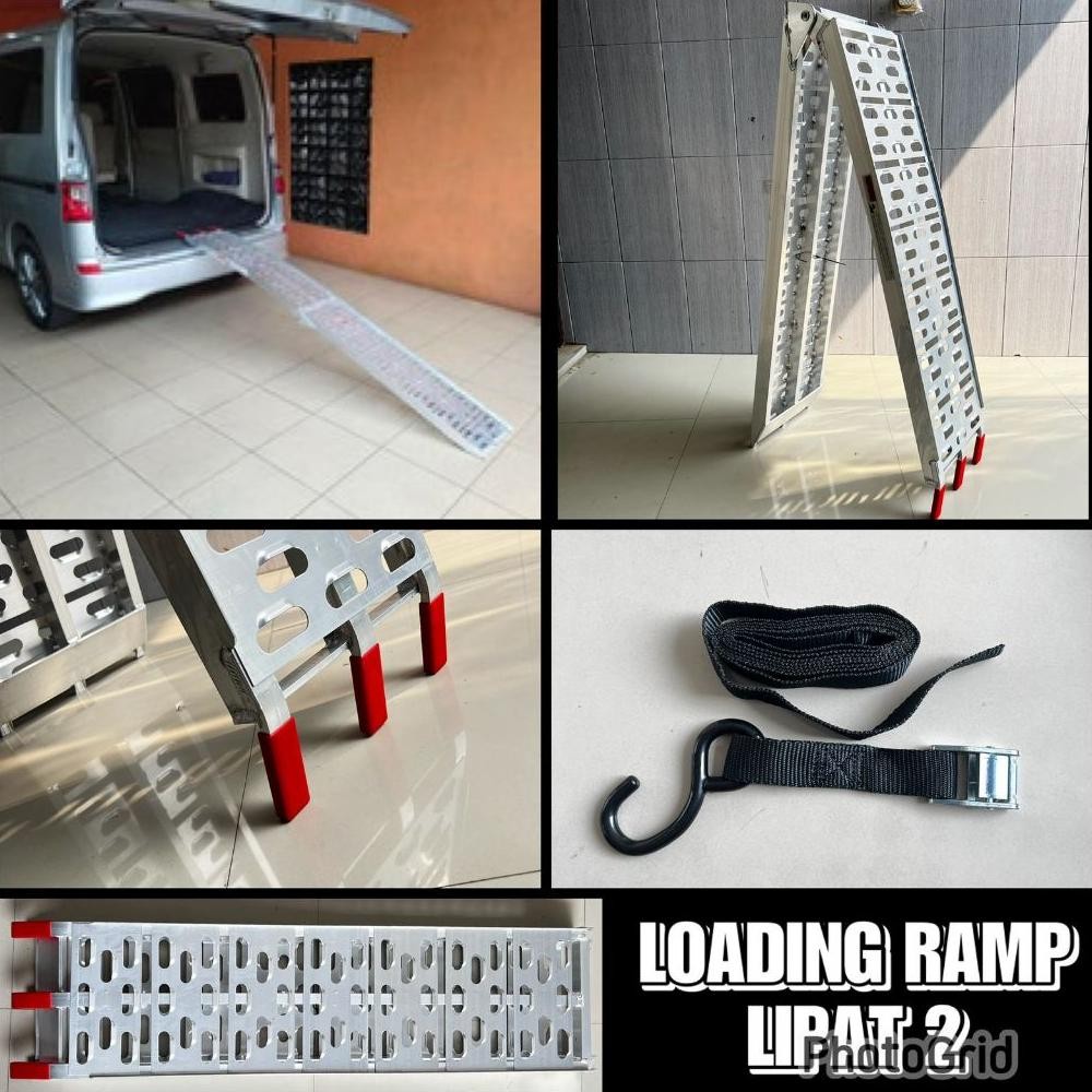 Loading ramp almu tangga motor trail