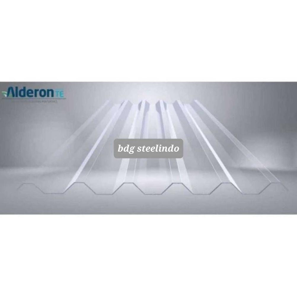 ALDERON TE / PET / single layer Transparan / Bening / Kanopi / Plastik / Fiber