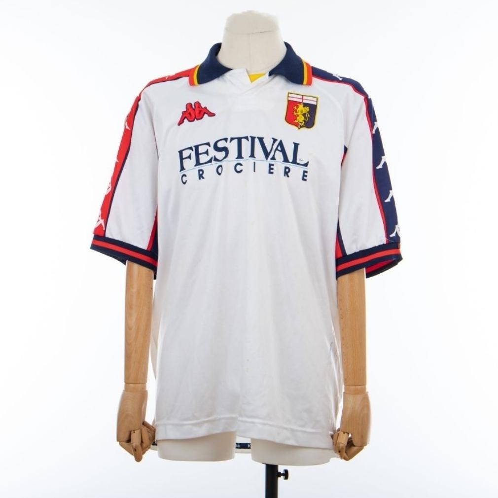 JERSEY GENOA AWAY 1999 JERSEY RETRO VINTAGE KAPPA FESTIVAL