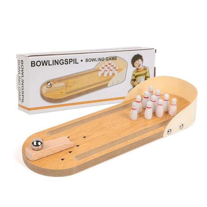 Sale Mainan Bowling Mini Kayu Bowling Board /Mainan Edukasi Anak/ Mainan Bowling Anak / Mainan Kelua