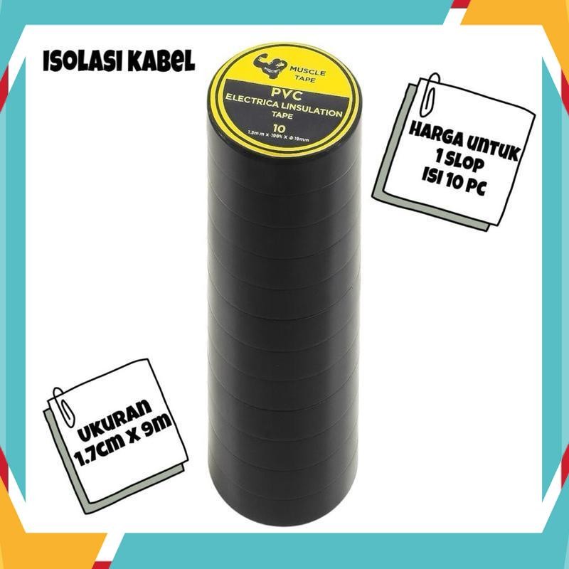

Bisa COD ISOLASI LISTRIK 10 PCS / LAKBAN LISTRIK / ISOLASI KABEL MLX-61