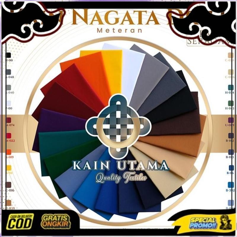 New Stock Kain Kain Utama Kain Nagata Drill Japan Drill Bahan Seragam Eceran Meteran