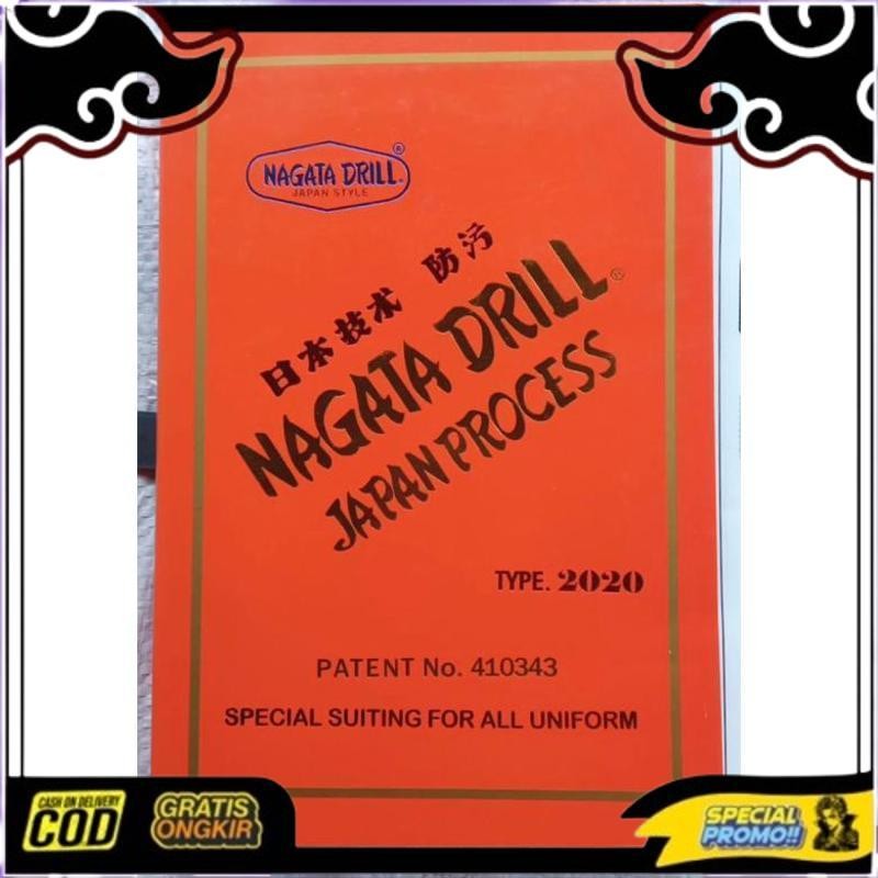 Top Today Original Nagata Japan Drill-Japan Style Nagata Drill-Kain Seragam Nagata Japan Drill Ecer 
