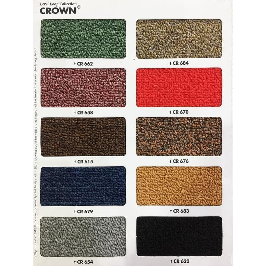 Karpet Meteran Crown (Karpet Crown untuk Lantai di Kantor)