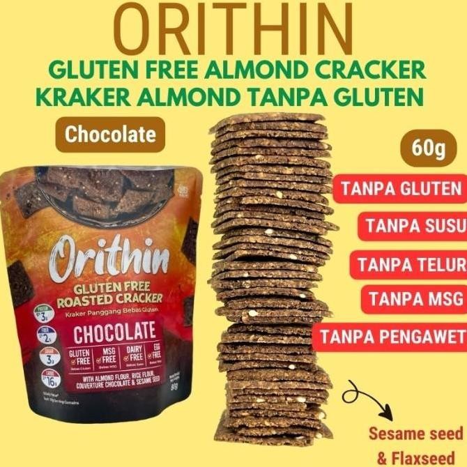 

(Good) ORIThin Snack Gluten Free 30Gr Cemilan Sehat Kaya Serat Tanpa Gluten