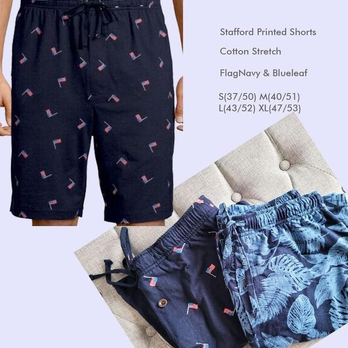 Stafford Printed Shorts Celana Pendek Pria Branded