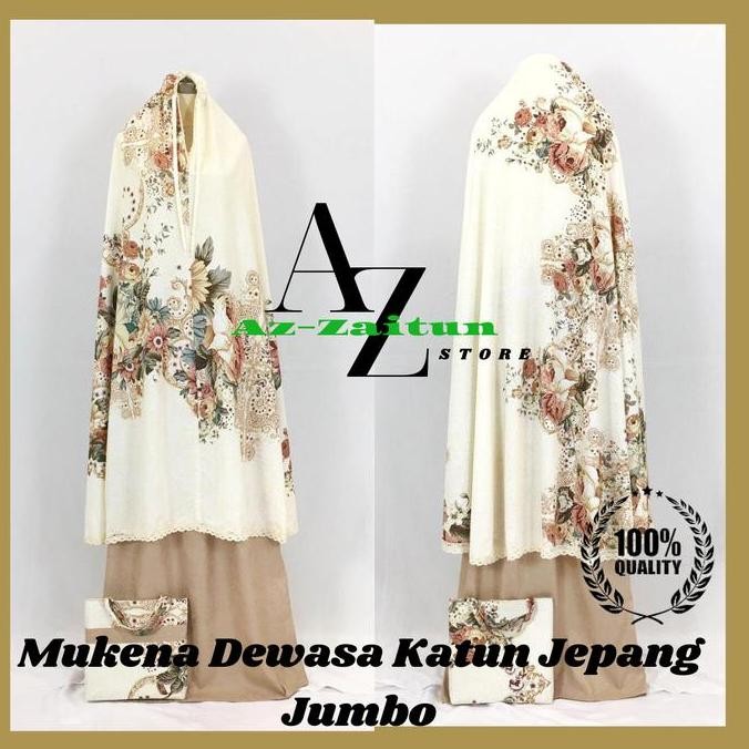 (Good) Mukena Dewasa Terlaris Katun Jepang Premium Jumbo /MUKENA DEWASA KATUN