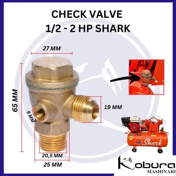 Check Valve 1/2-2 hp