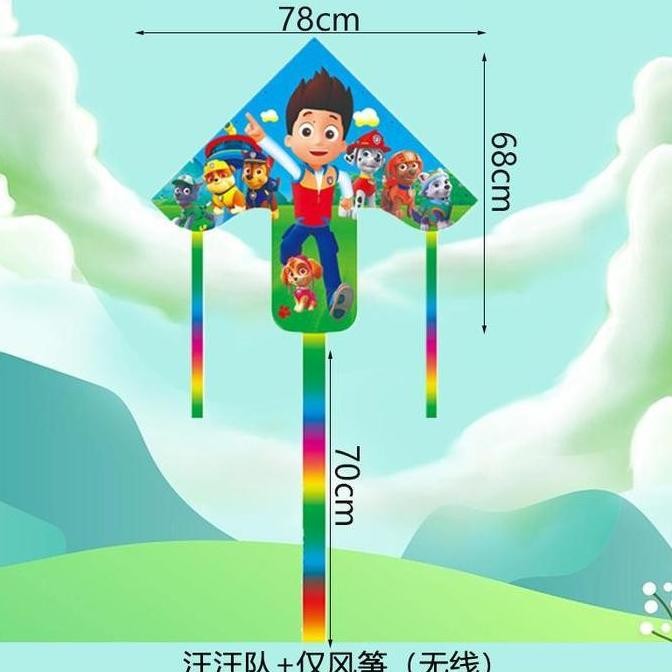 (Good) LAYANGAN PLASTIK ANAK LAYANGAN ANAK PLASTIK DENGAN EKOR LAYANGAN KARAKTER LAYANGAN ANAK LAYAN