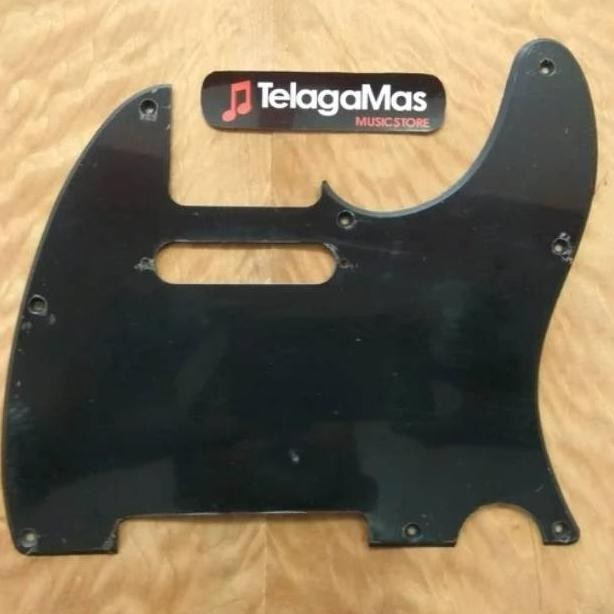 pickguard gitar fender telecaster model black