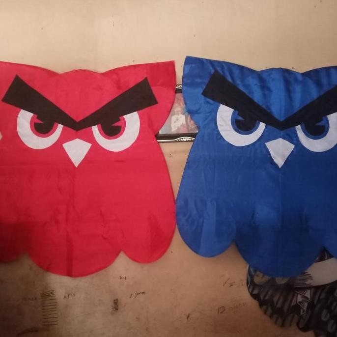 (Good) layangan celepuk lipat angry bird 1,2m
