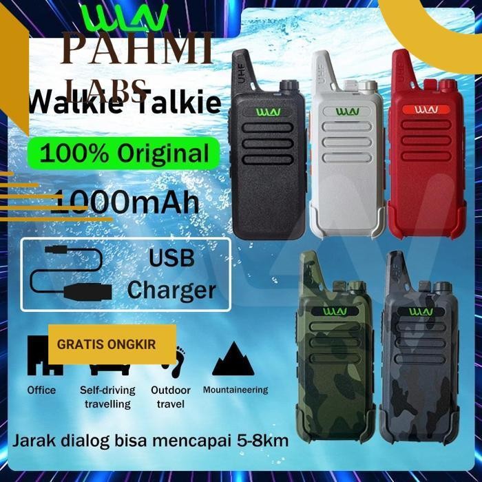 df-8 Big Sale qw-45 walkie talkie HT WLN 5Warna UHF Handy Talky TWO WAY RADIO C1 walkie talkie 1 UNI