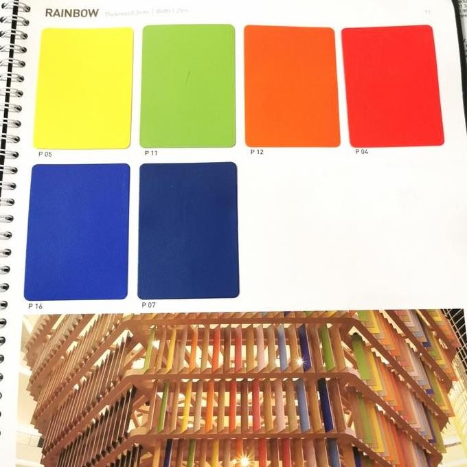 /////] Pvc sheet Taco sheet motif Solid polos doff 0.3mm lapisan mebel