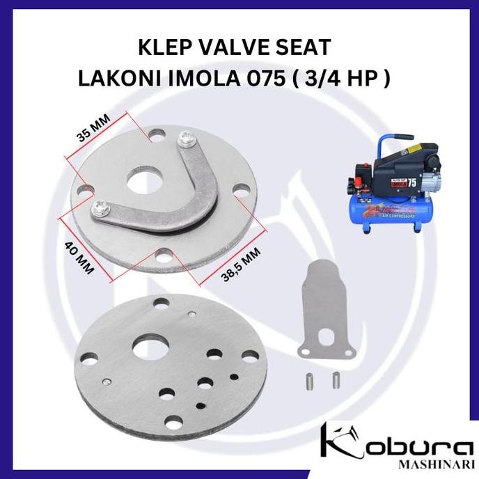 Klep Valve Assy Seat Kompresor Angin LAKONI IMOLA 075 3/4 HP