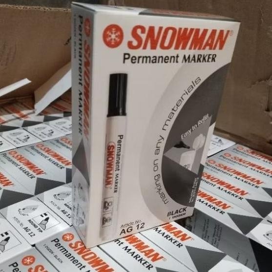 

Termurah Spidol Snowman Permanen Ag Perpack: 12Pcs Termurah