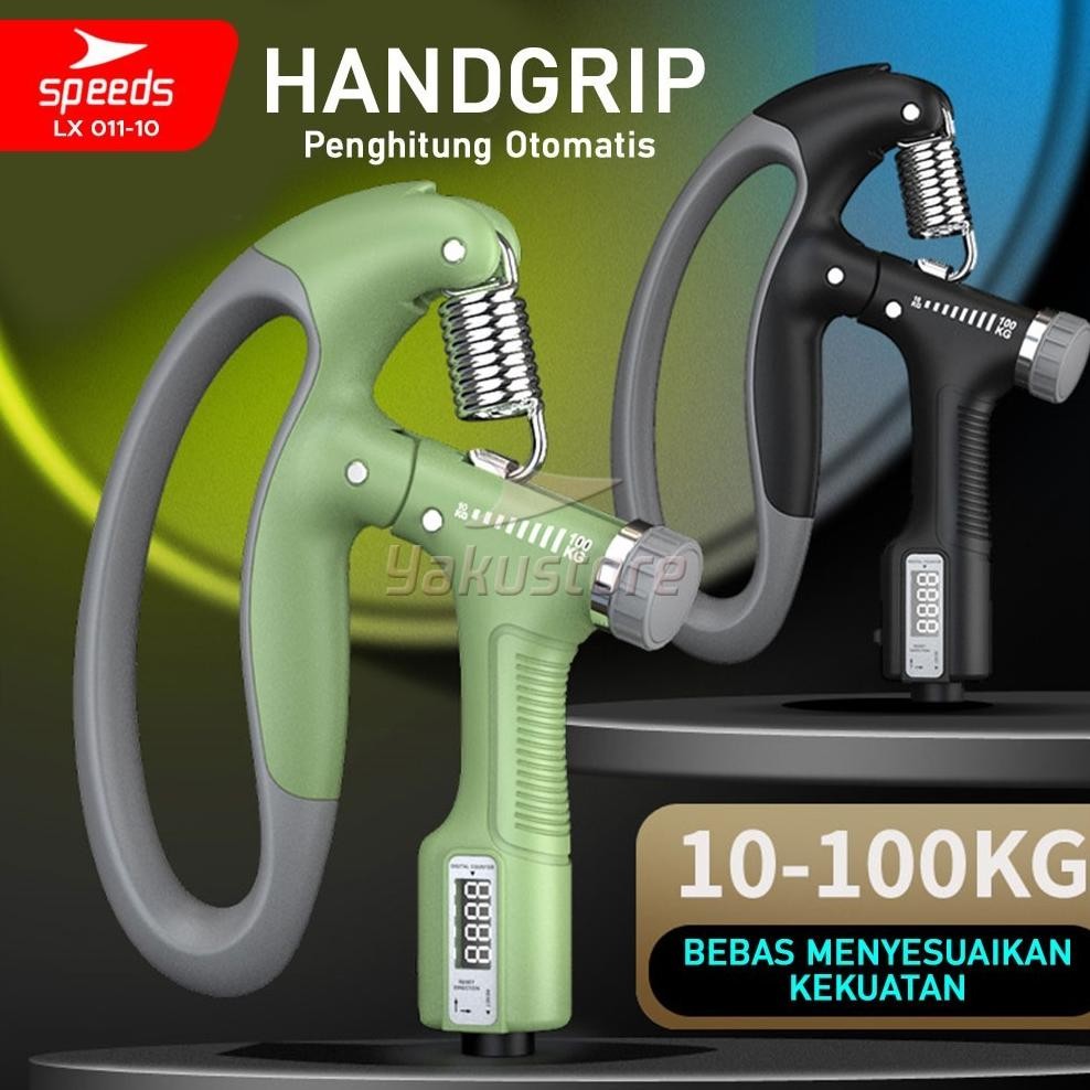 SPEEDS Handgrip Adjustable Digital Counter Olahraga Cengkeraman Tangan 011-10