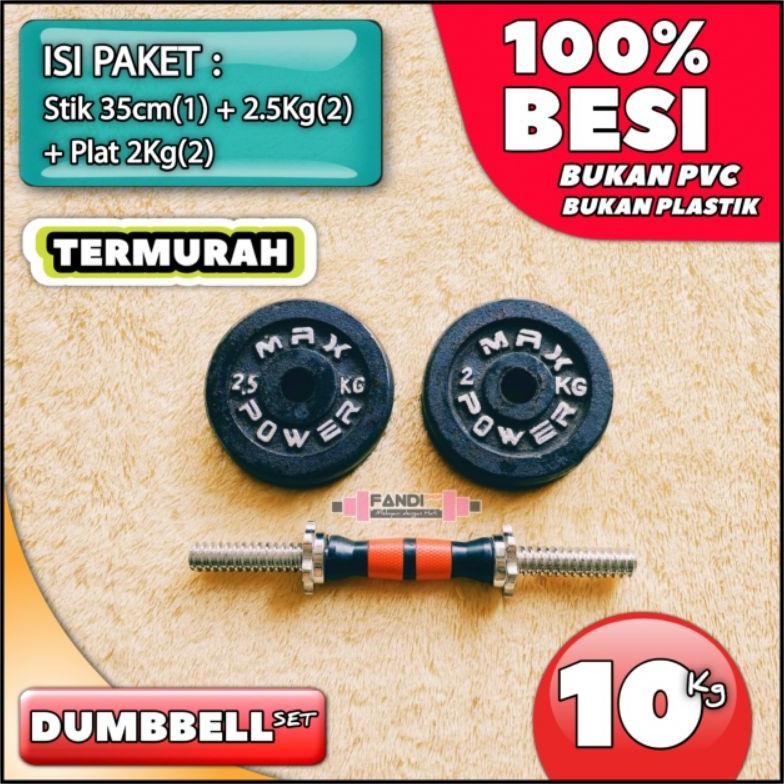 Barbel 10kg - dumbbell set 10kg - dumbell 10kg - dumble 10kg - dumbel 10kg