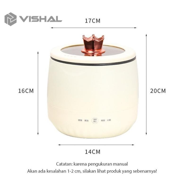 Racun Shopee Am67 Vishal Panci Listrik Mini / Panci Serbaguna Vs-1863 Termurah Tt60