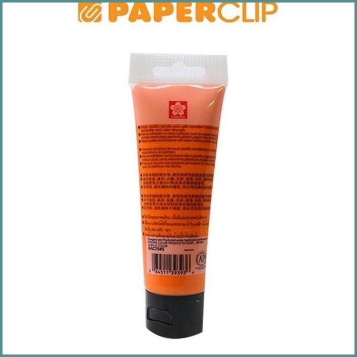 

STOCK NEW CAT ACRYLIC SAKURA XAC75-5 A 75ML ORANGE TERLARIS