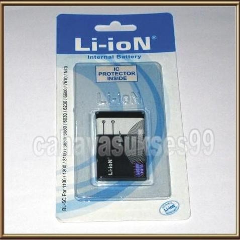 ready Baterai Nokia N70 Li-ion Battery Pack Baterai Handphone HP Jadul BL5C