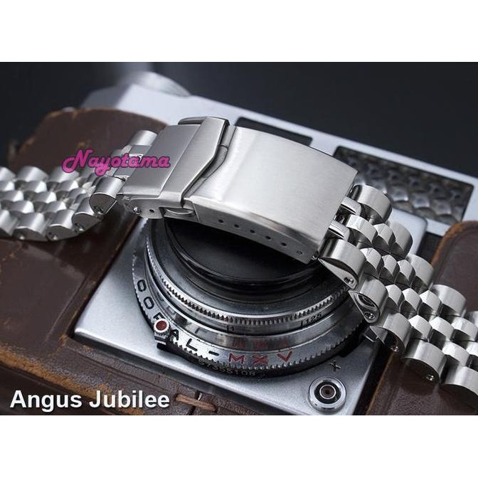 Ready  22mm Rantai MILTAT Angus Jubilee Solid for Seiko SKX007 SKX009 SKX001