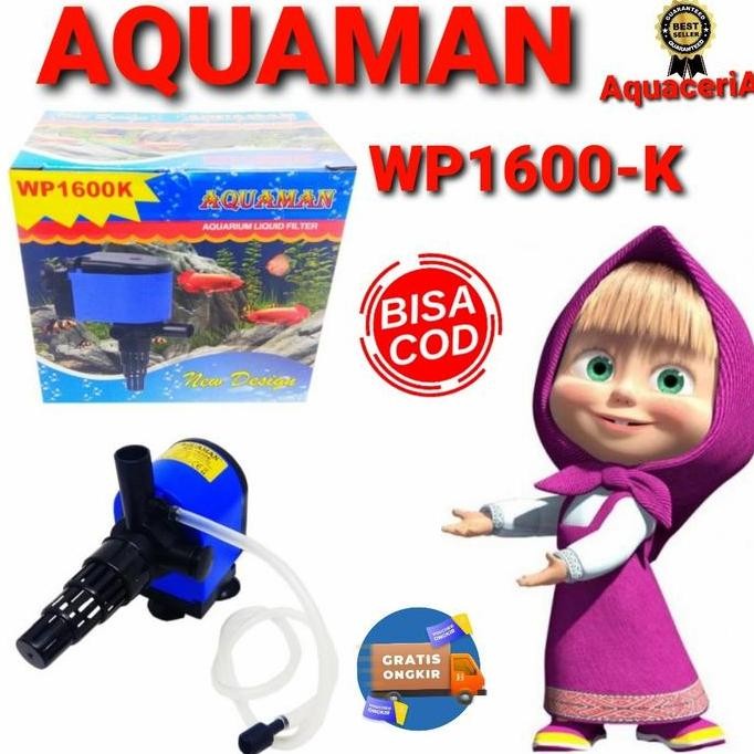 DF318>> pompa celup air aquarium aquaman 1600k power head 1600k