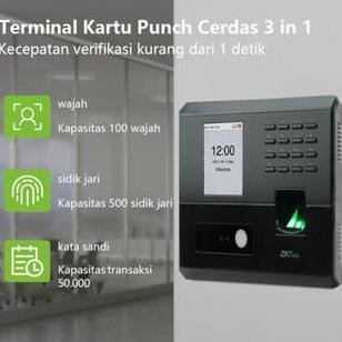 NEW ZKTeco Mesin Absensi Sidik Jari MB10-VL Bahasa Indonesia Mesin Absensi