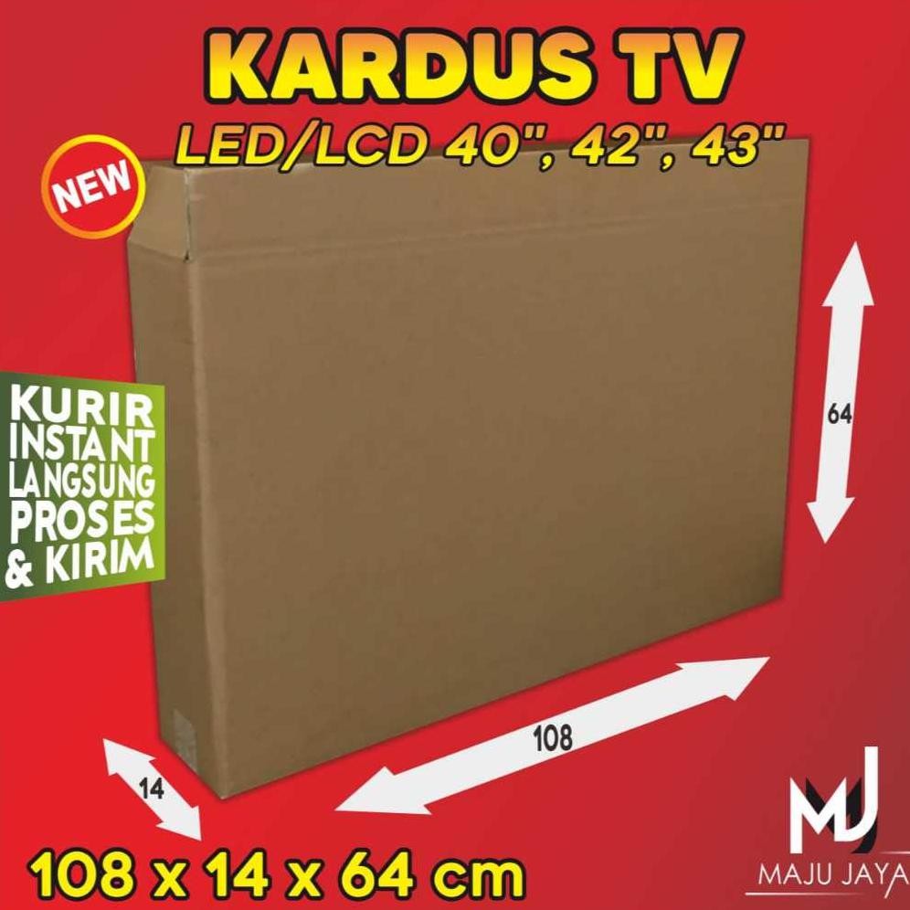 Kardus Besar Tv Dus Kotak Packaging Packing Paking Jumbo Penyimpanan Bekas Baru Pindahan Box 24 32 4
