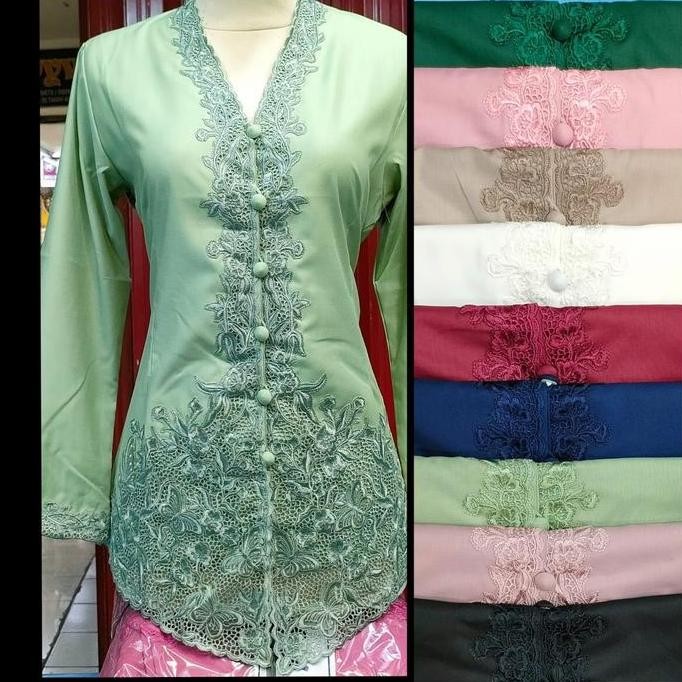 KEBAYA ENCIM SENADA BAHAN KATUN JEPANG TOYOBO