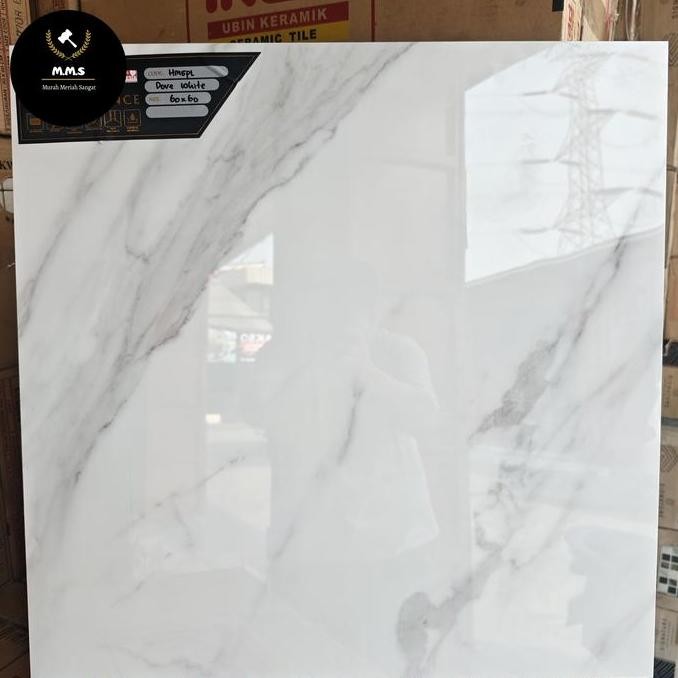 GRANIT 60X60 STATURIO PUTIH MOTIF MARMER SRA